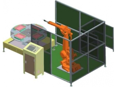 工業(yè)機(jī)器人涂膠工作站